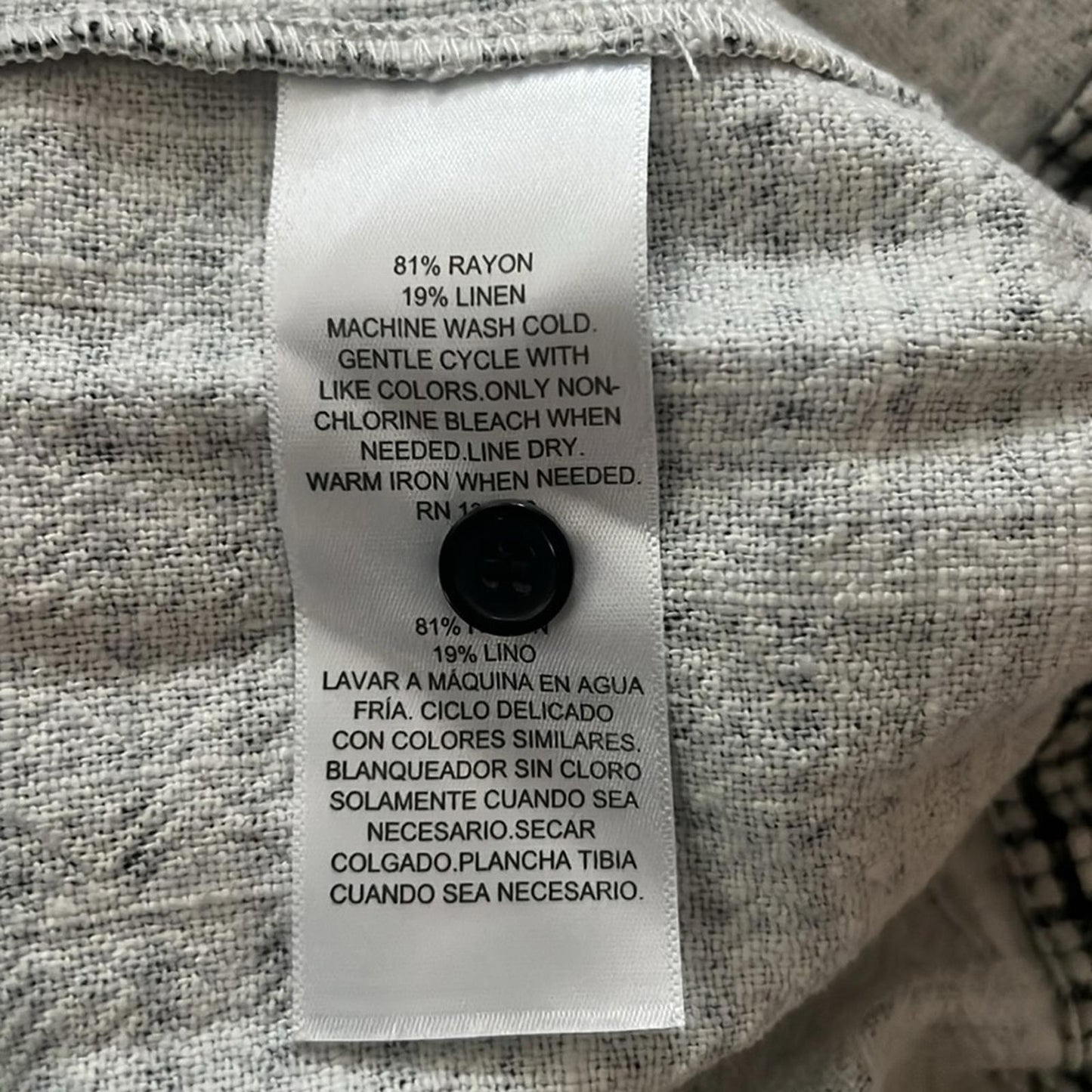 Royalty By Maluma Men's Relaxed-Fit Check Shirt, Size XL B/W New w/Tag $69.50