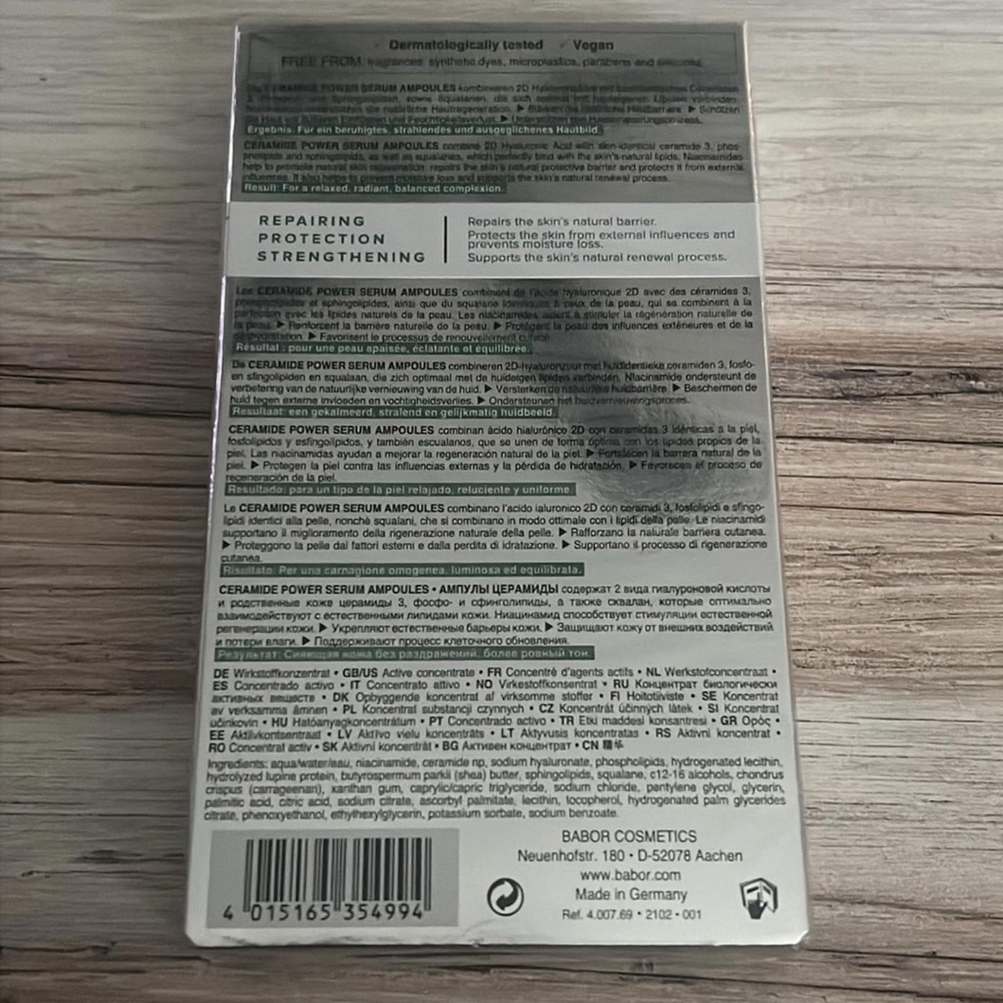 BABOR 7 Ceramide Power Serum Ampoules NEW in Box & Sealed
