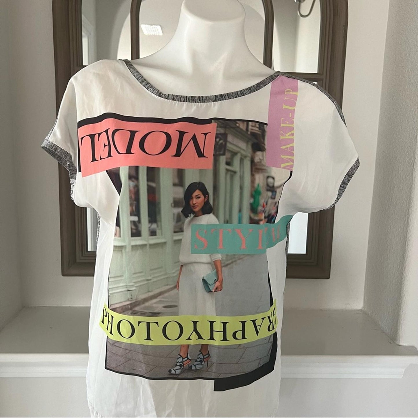 Zara W88 Collection One of a Kind Top, Size S (Made in Portugal)