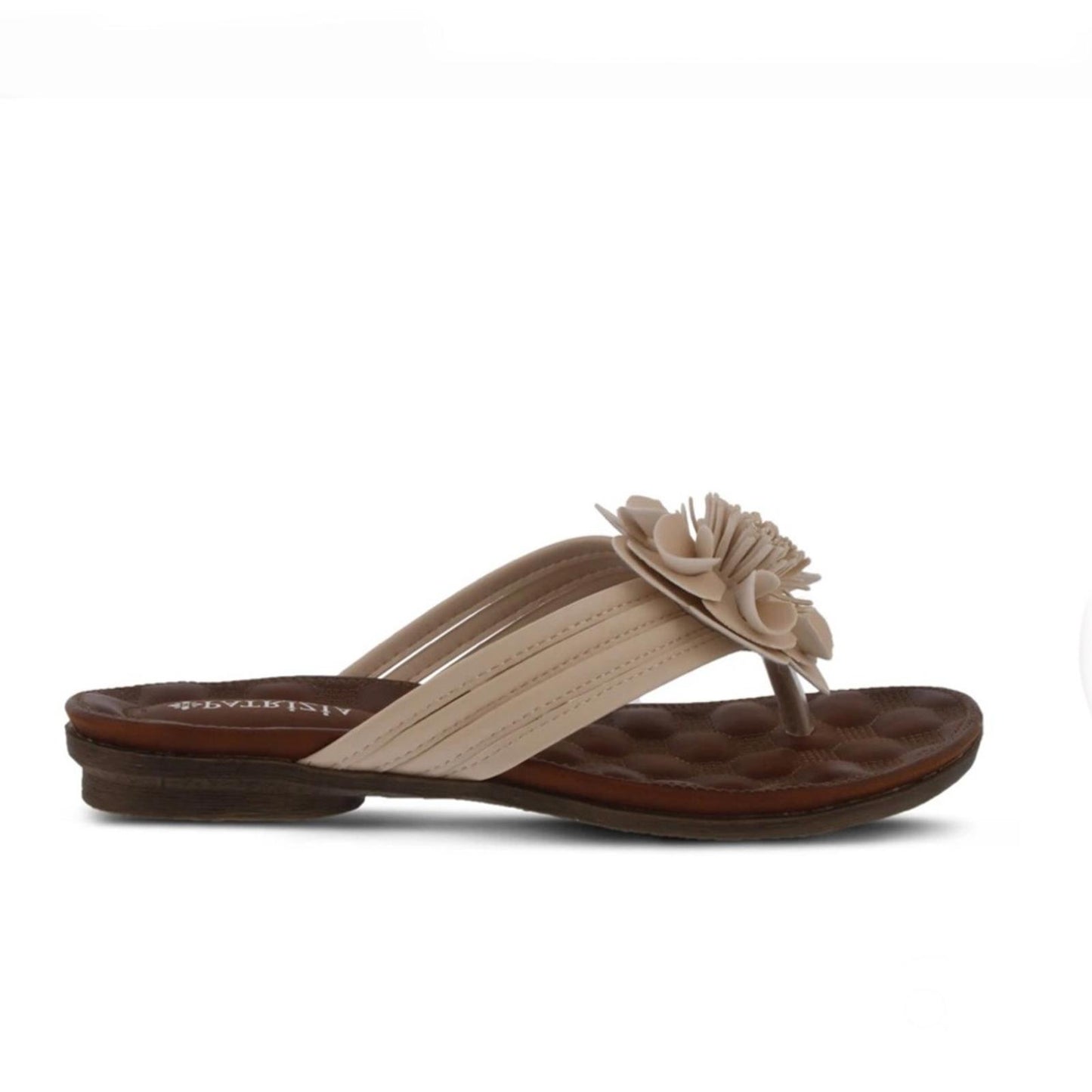 Patrizia Cattara Sandals in Beige/Brown Size 36 (5.5-6) New in Box