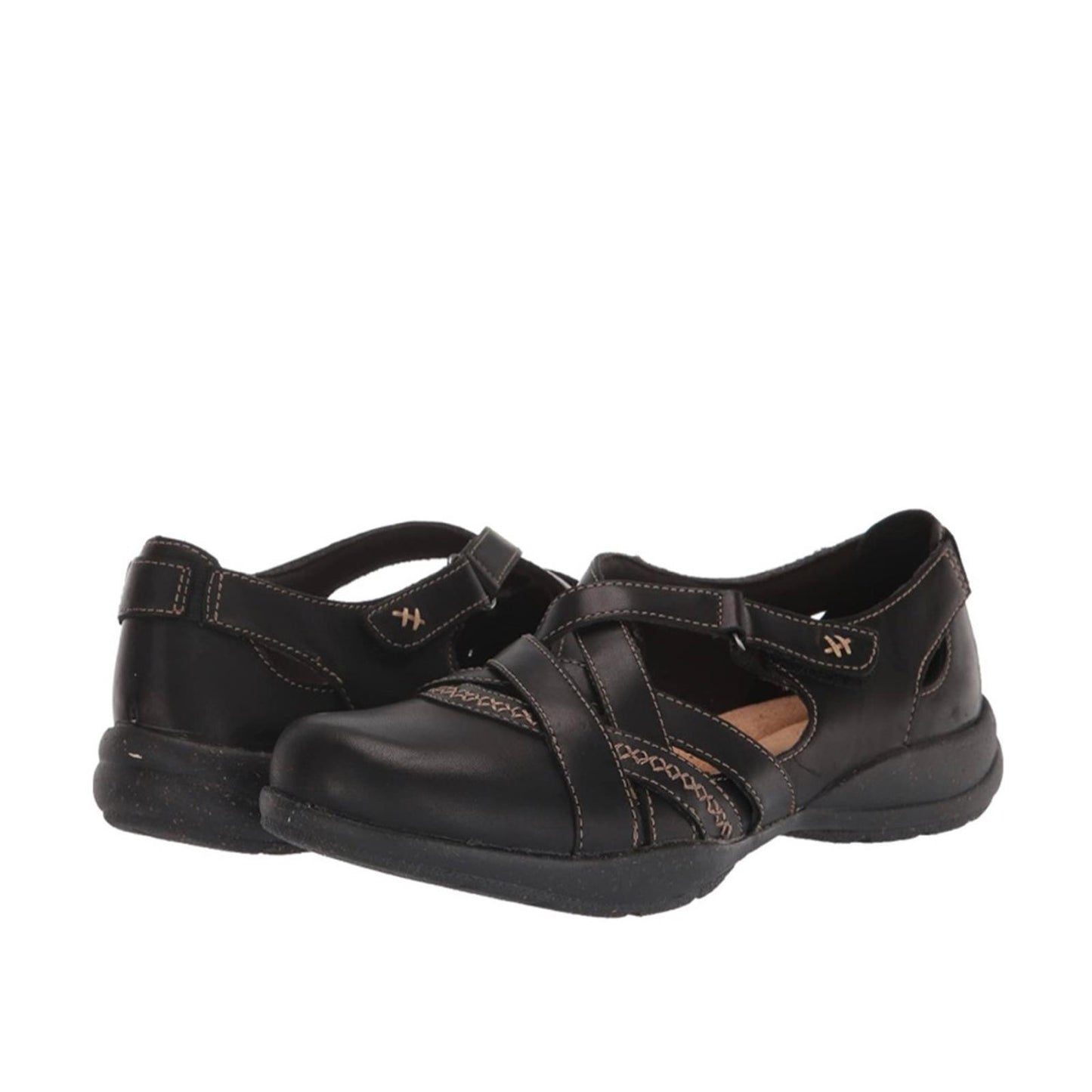 Clarks Premium Leather Mary Jane Flats, Size 11W , New in Box Retail ~ $120
