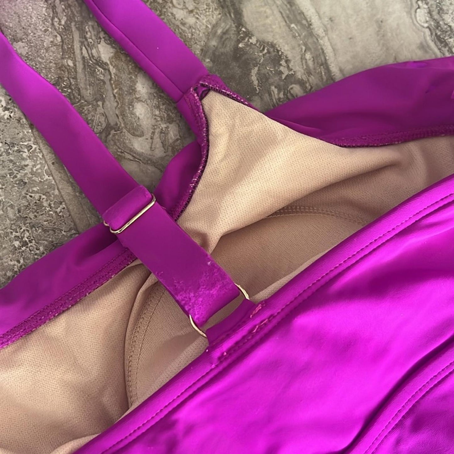 AVA & VIV One Piece Swimsuit, Pink Fuchsia Size 16W