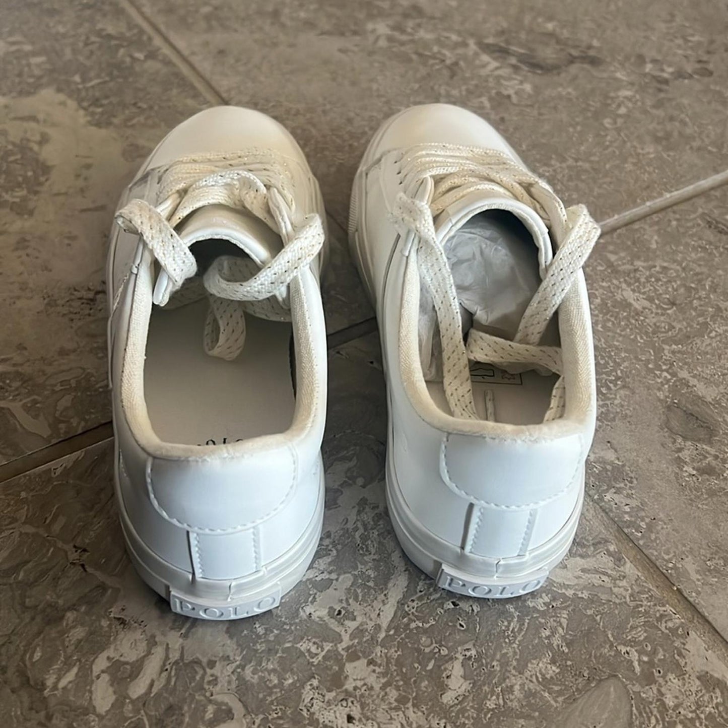Polo Ralph Lauren Kids Sayer Sneakers, Little Kid Size 2 NEW in Box