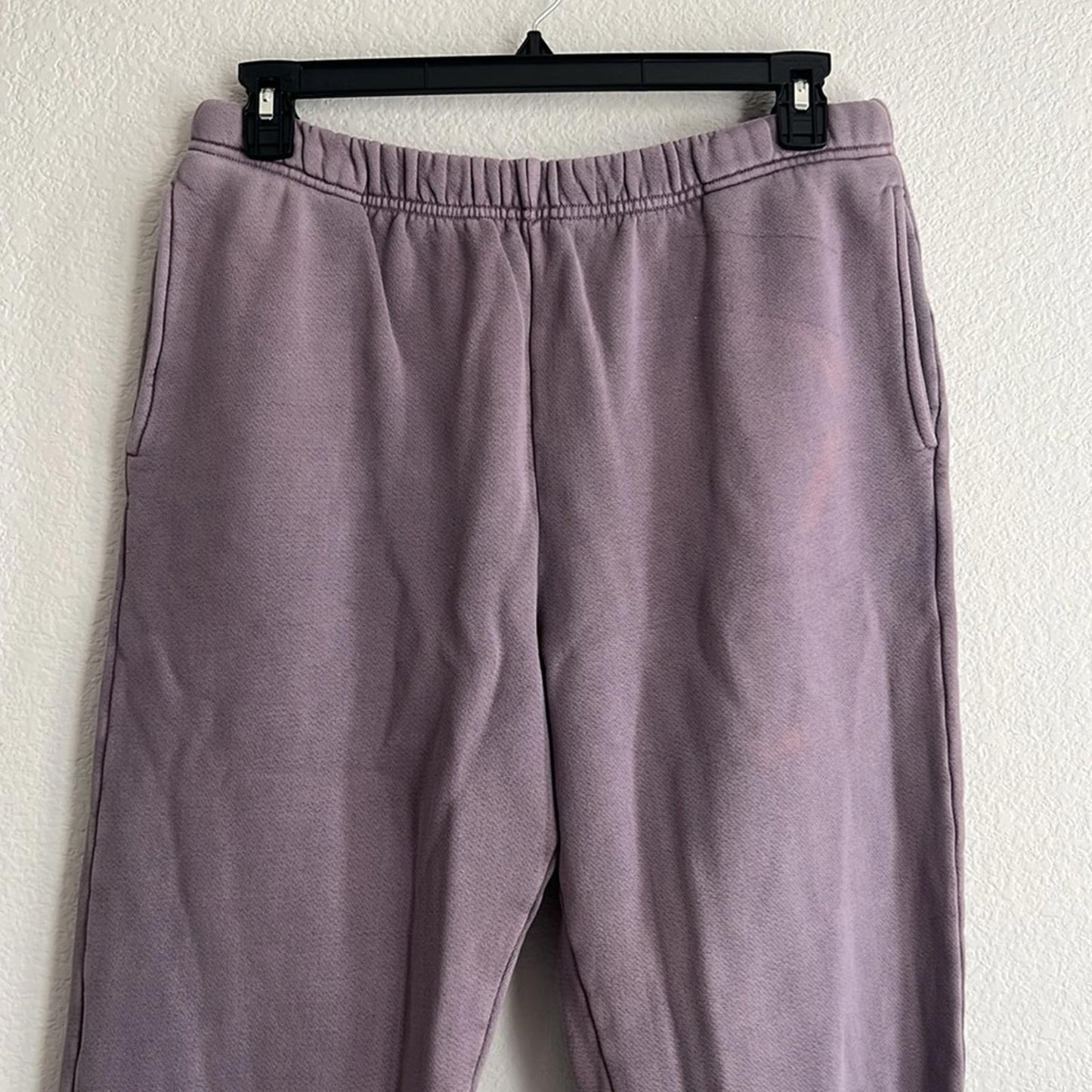 Les Tien Purple Cotton Lounge Pants, Size L EXCELLENT! $154