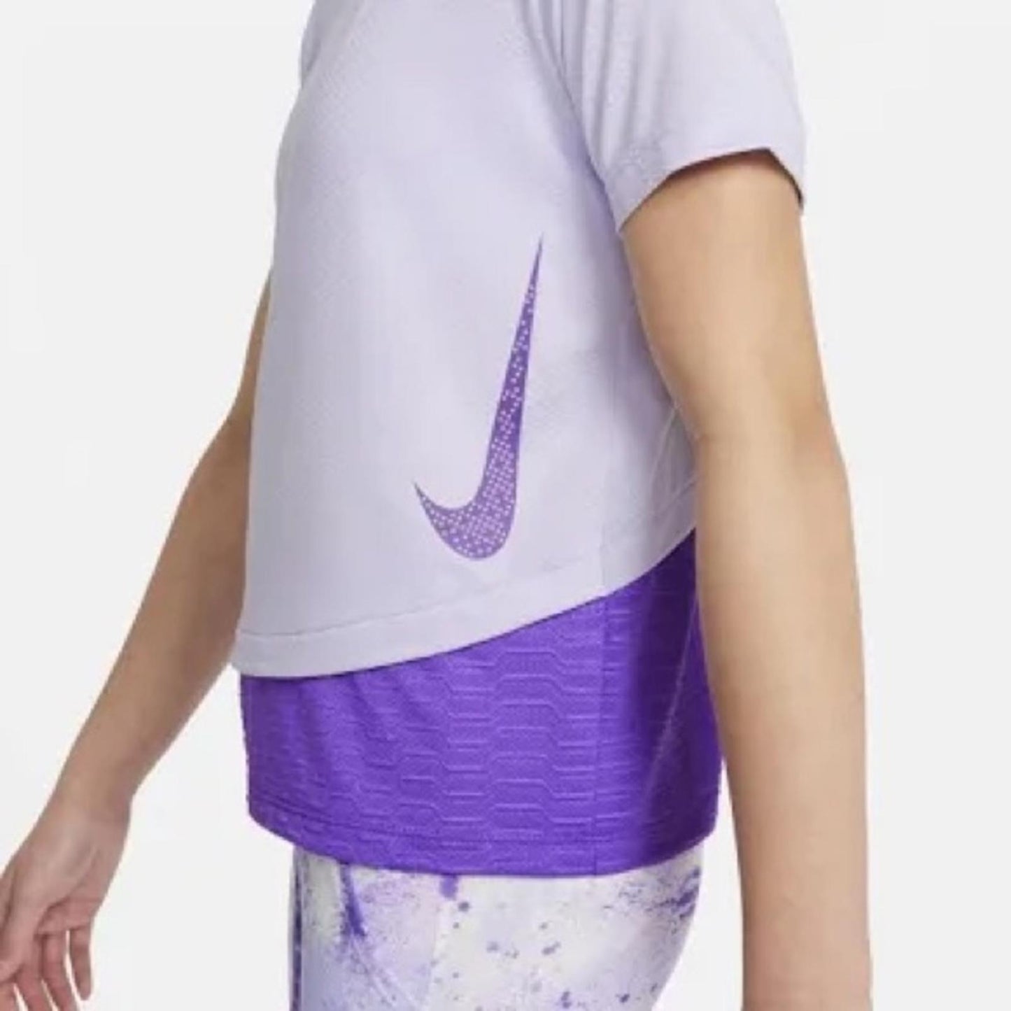 NIKE Purple Instacool Training Top, Size L New w/Tag