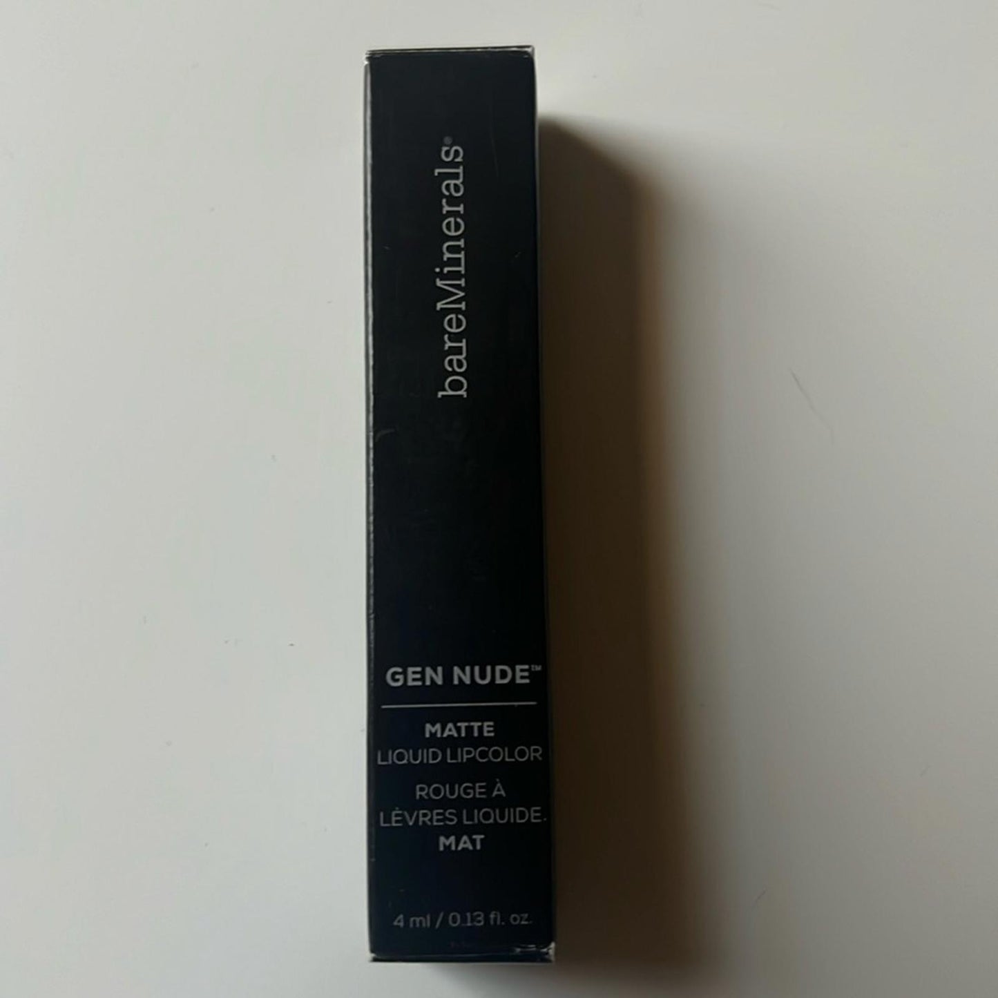 BareMinerals Gen Nude Matte Liquid LipColor in OM, 0.13oz NEW