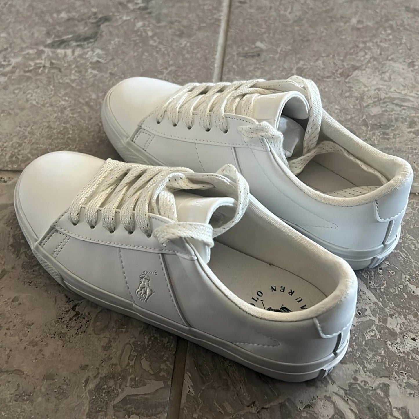 Polo Ralph Lauren Kids Sayer Sneakers, Little Kid Size 2 NEW in Box