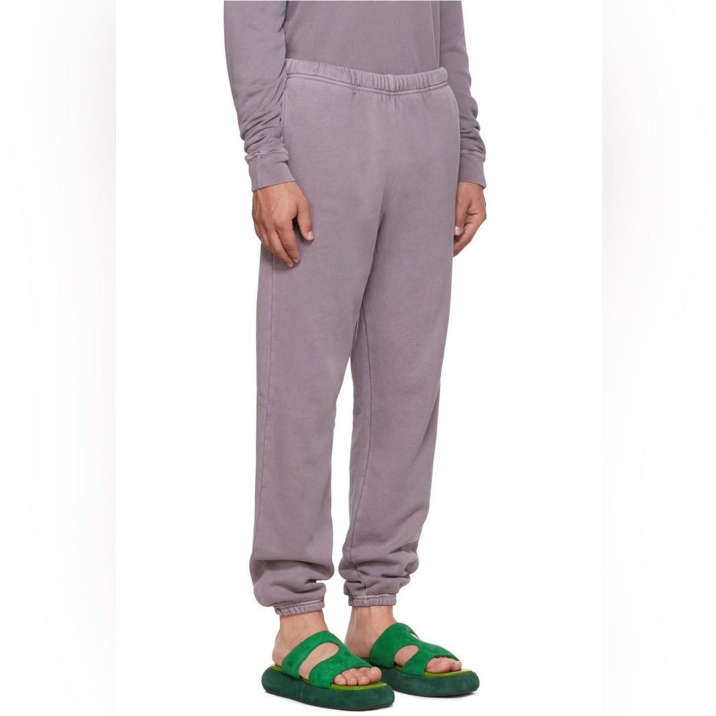 Les Tien Purple Cotton Lounge Pants, Size L EXCELLENT! $154