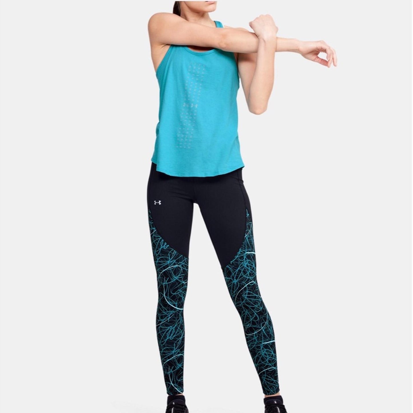 Under Armour Graphic Escape Blue Haze Tank Top, Size XS New w/Tag $25