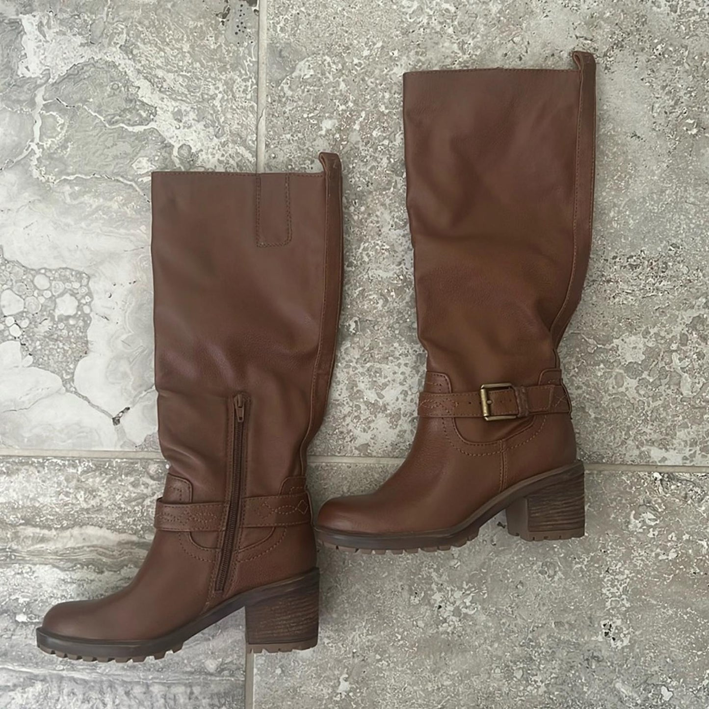 Zodiac Georgia Knee-High Riding Boots, Cognac Size 10 NEW Retail $189 SOLD OUT