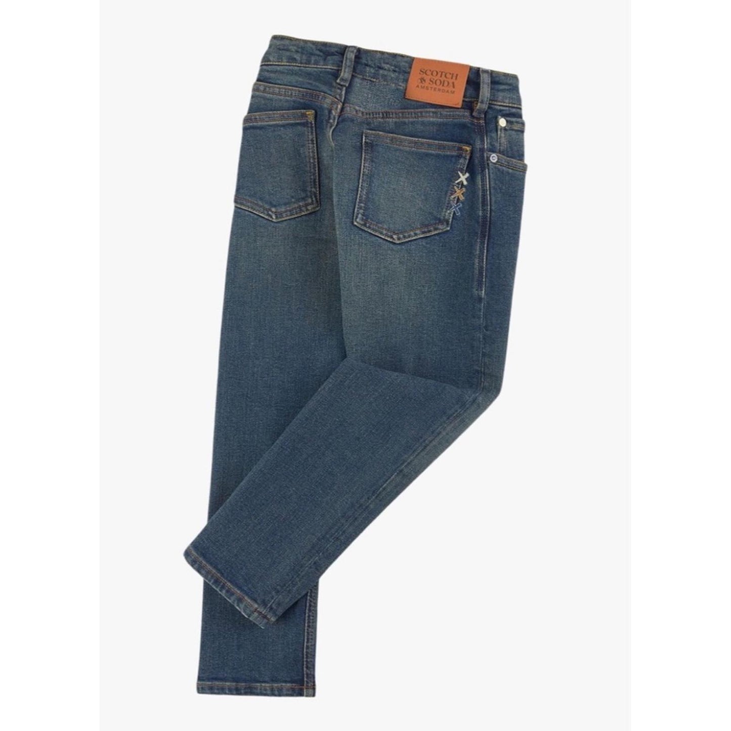 Scotch & Soda Boys' Dean Tapered Mid Rise Jeans - Big Kid Size 16, New w/Tag