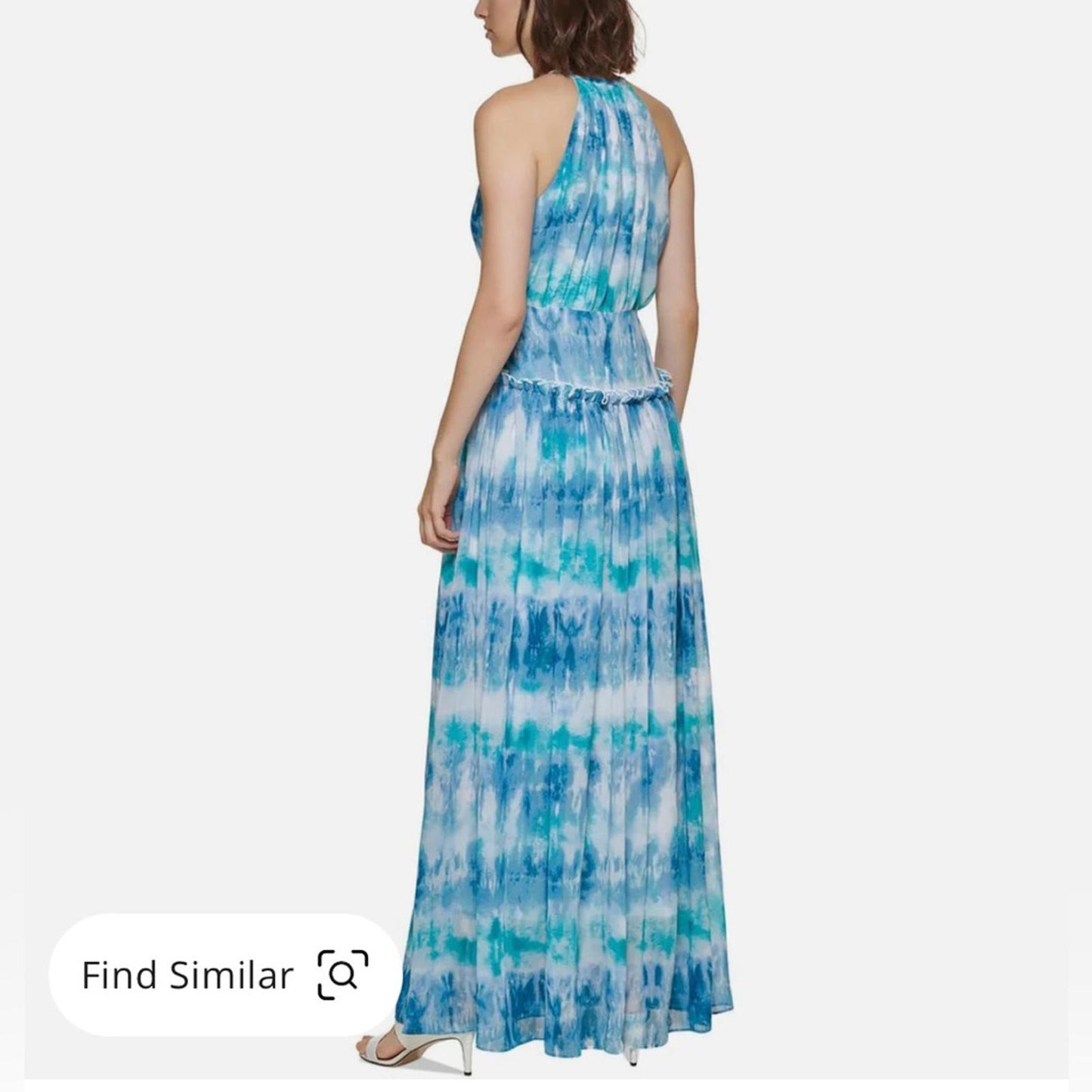 NWT Calvin Klein Embellished Maxi Evening Dress, Size 10 New w/Tag Retail $299