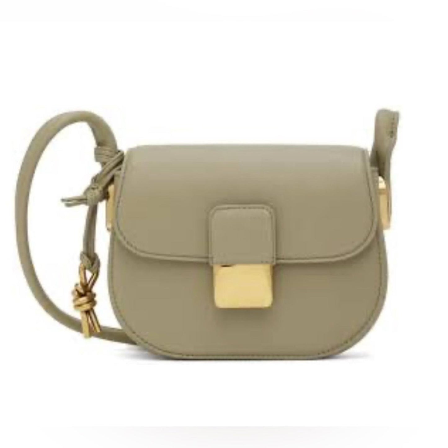 Bottega Veneta Desiree Crossbody Bag in Taupe Leather w/Dust Bag #R00197211S