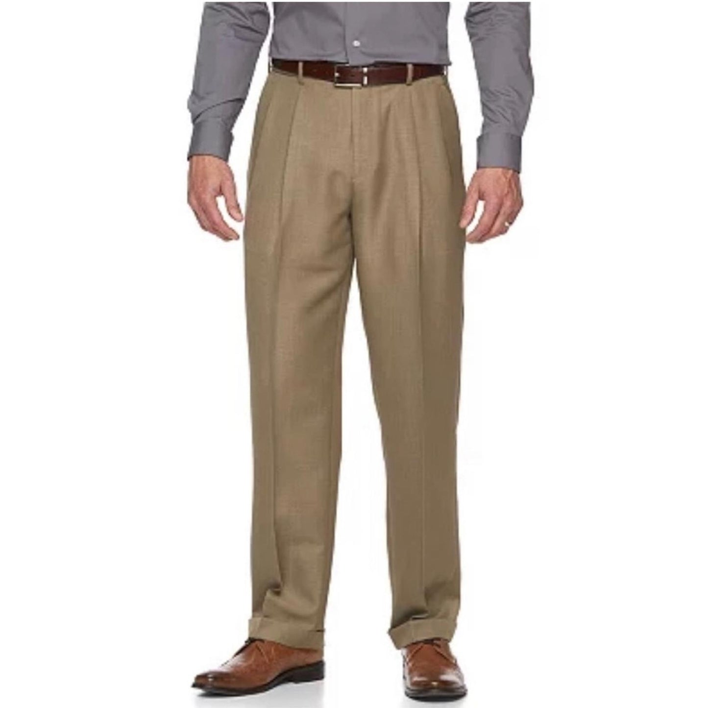 Croft & Barrow British Khaki Men’s Casual Pants, Size 34 X 34 New w/Tag