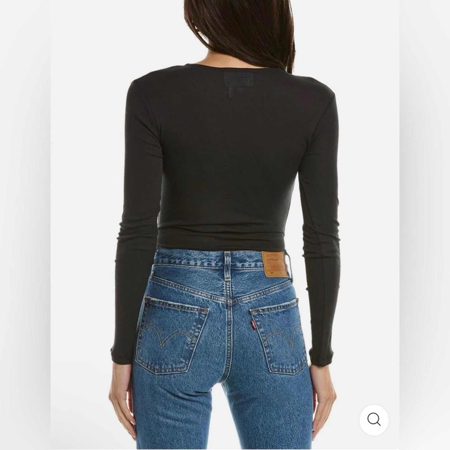 Ba&sh Celia Bodysuit in Black, Size XS/0 New w/Tag Retail $195