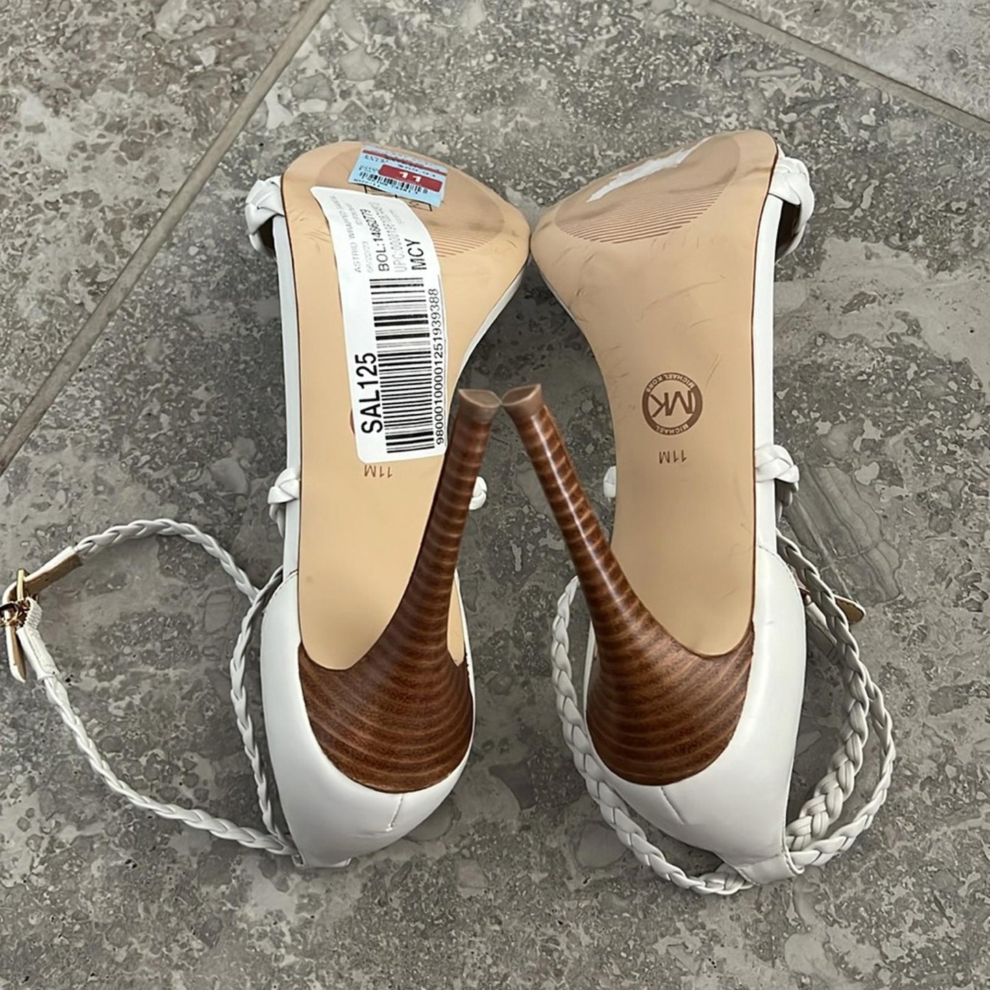 NEW Michael Kors Women's Astrid Wrapped High Heel Sandals, Size 11 New w/o Box