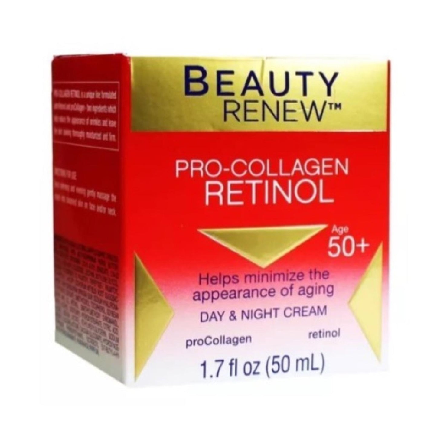 Beauty Renew Pro-Collagen Retinol Day & Night Cream Anti 1.7 fl.oz. NEW (Sealed)