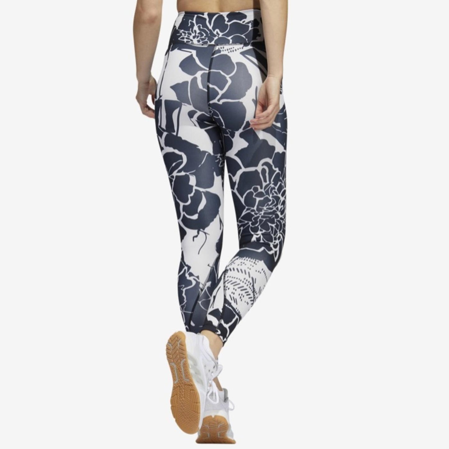 Adidas 7/8 Flower Tights Size XS New w/Tag Retail $65