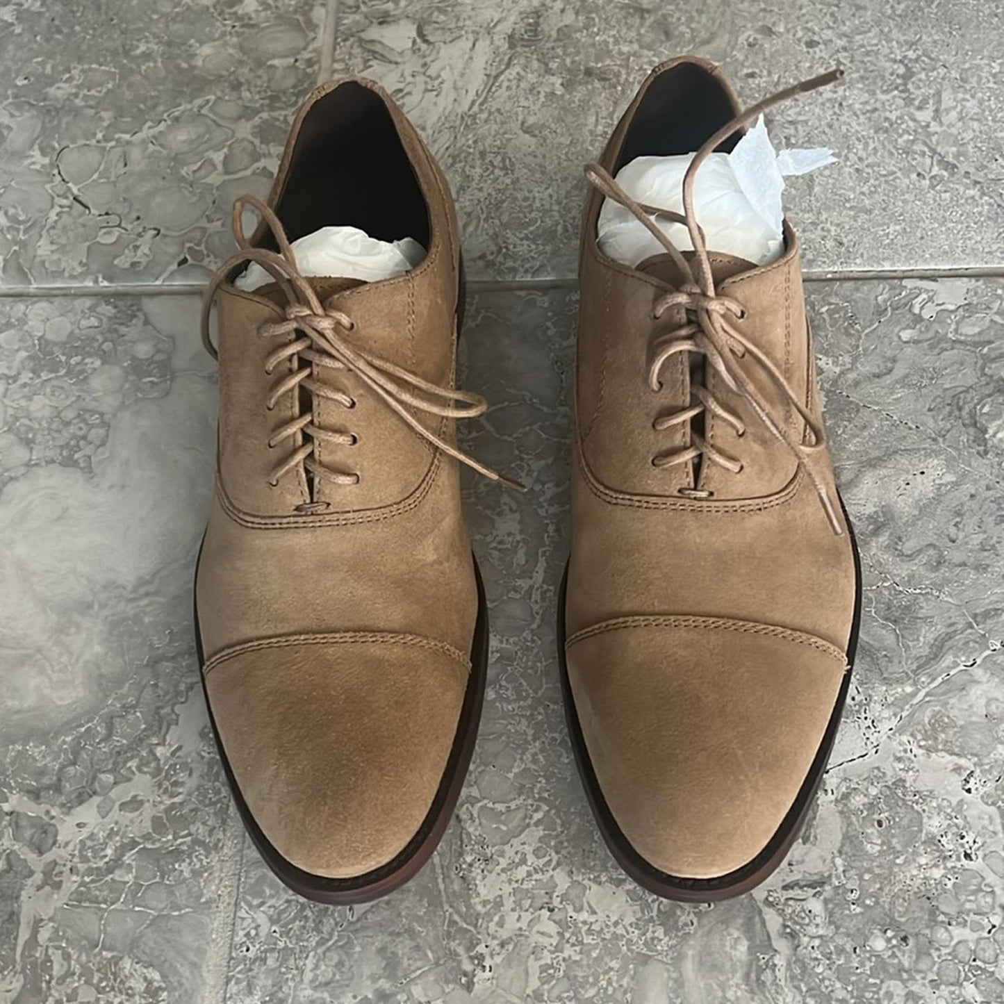 The Men's Store at Bloomingdale's Lace Up Cap Toe Dress Shoes Size 9 NEW $195