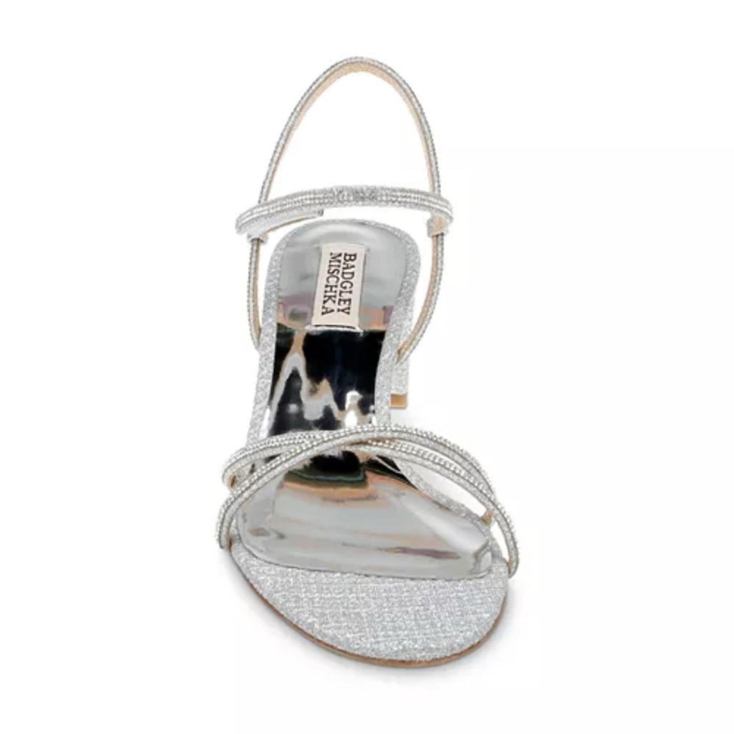 Badgley Mischka Ultima Strappy Block Heel Sandals, Size 11 New in Box w/Dust Bag