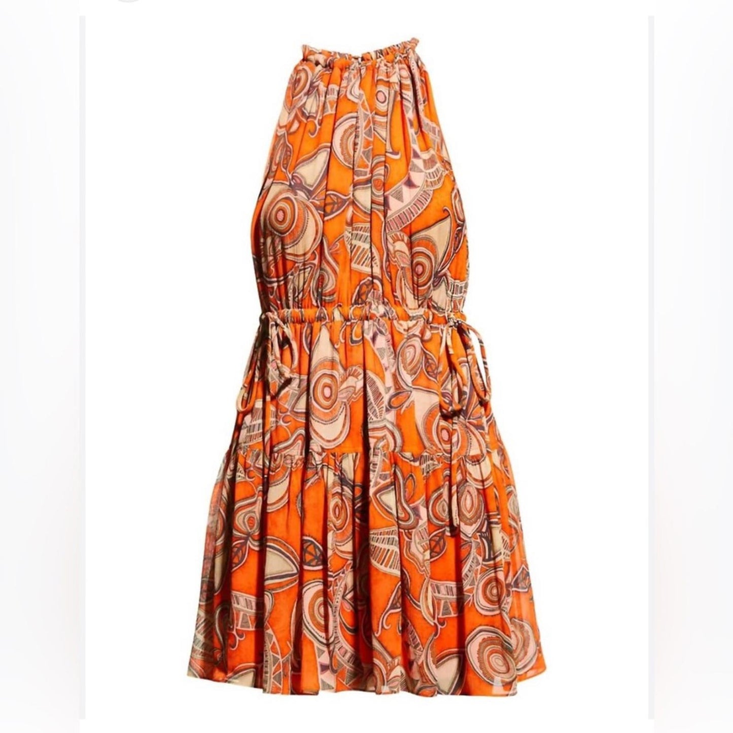 A.L.C. Bella Silk Halter Dress, Revolve Size 12 New w/Tag Retail $495