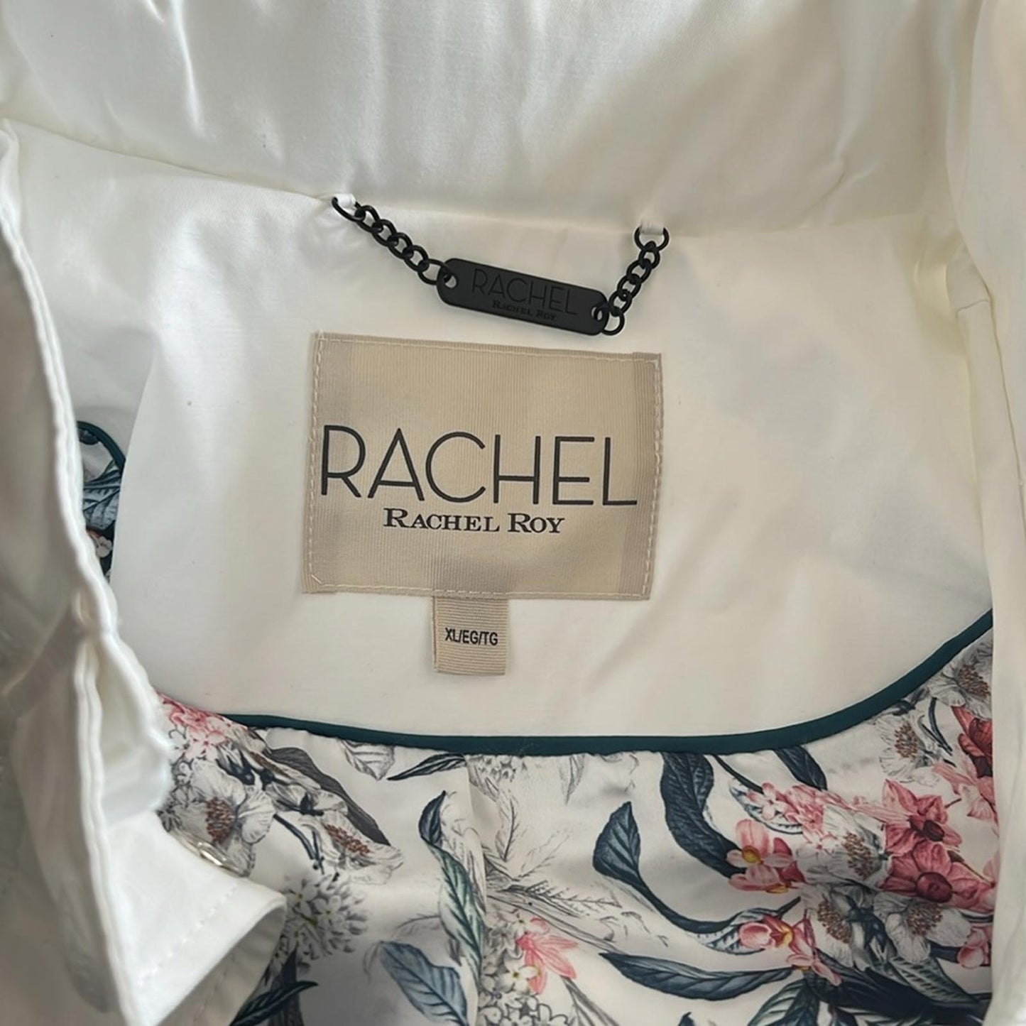 NWT RACHEL Rachel Roy Women's Safari Jacket, White Size XL New w/Tag