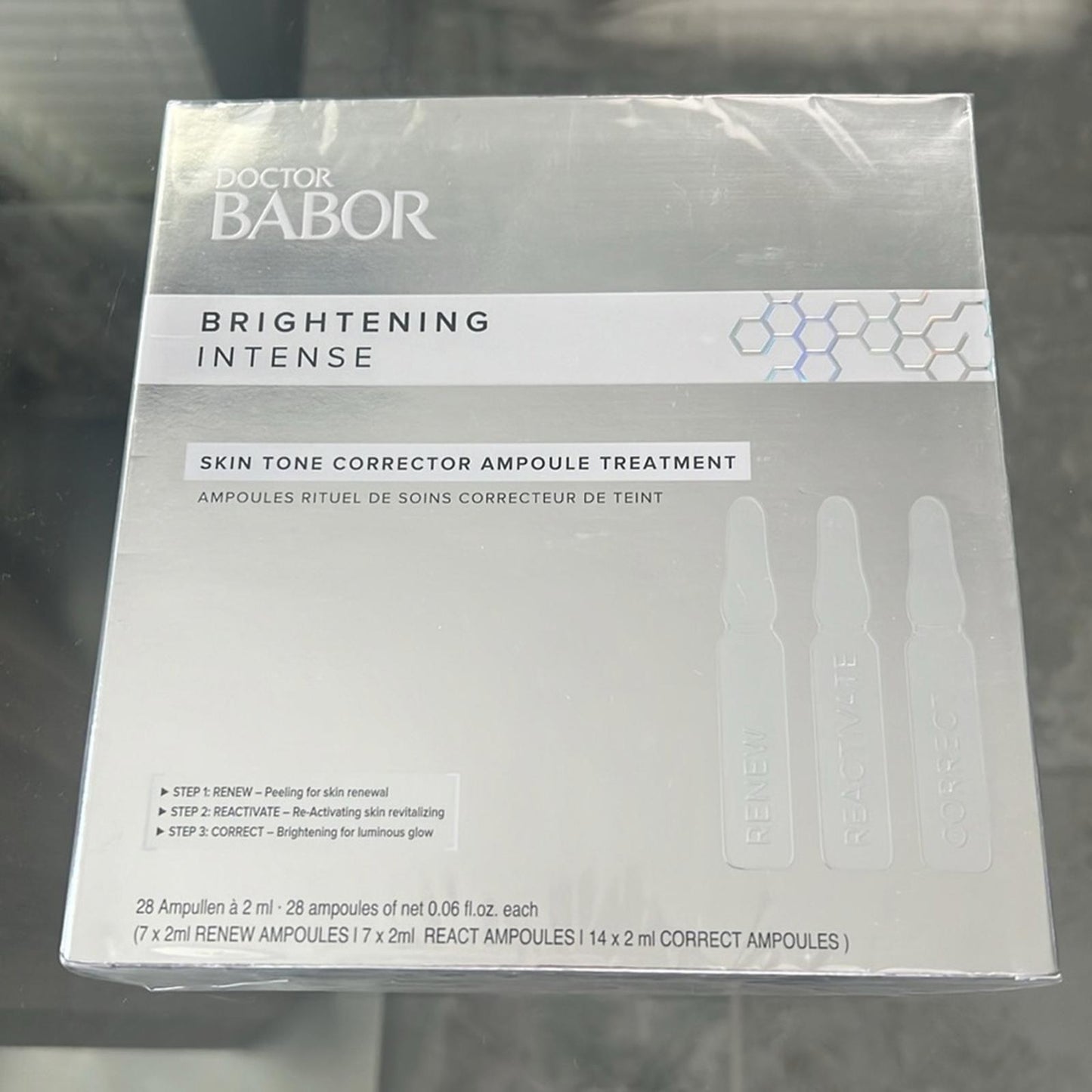 BABOR 28 Brightening Intense Skin Tone Corrector Ampoules Treatment NEW & SEALED