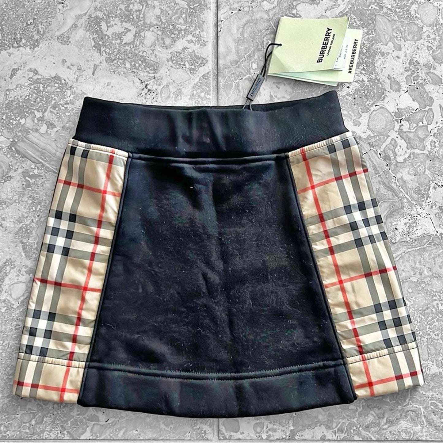 Burberry Nolen Skirt in Black, Size 3Y New with Tag, Retail $380
