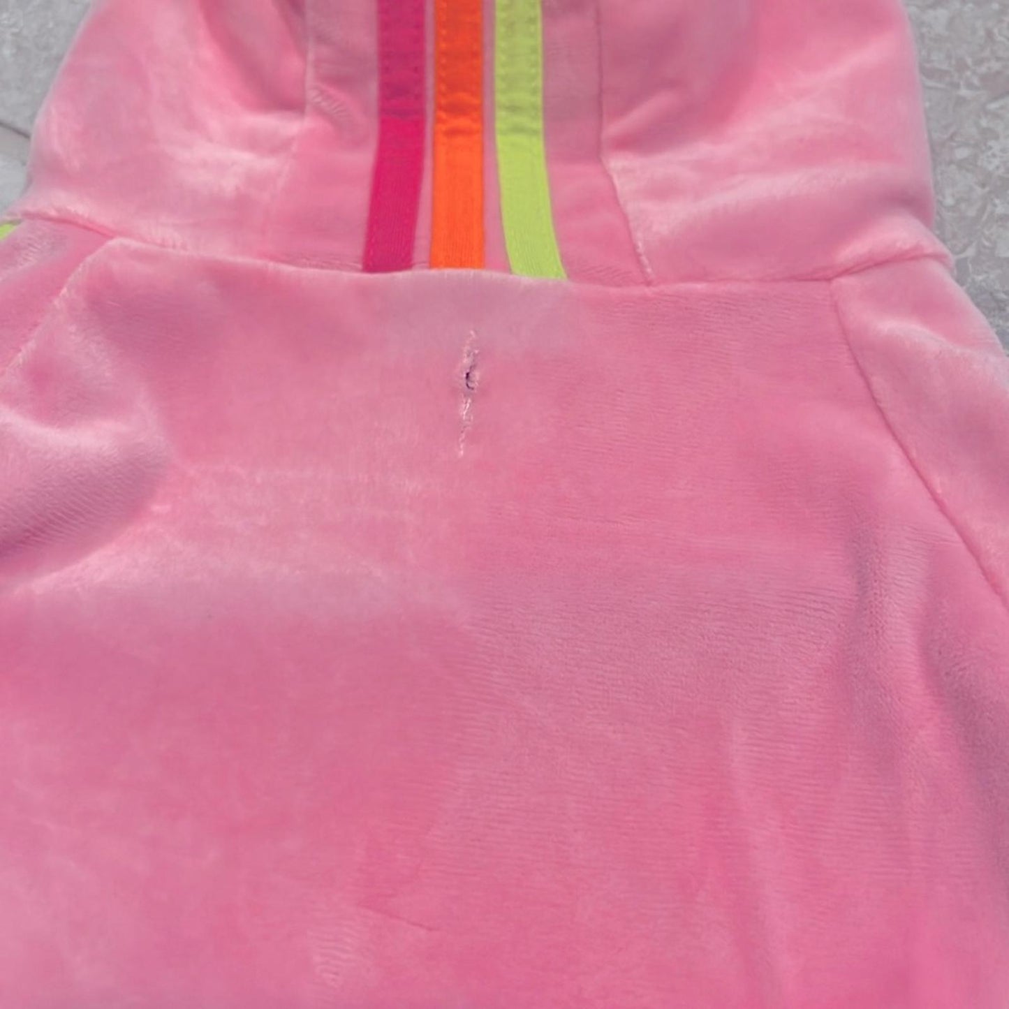 Fabdog Pink Velour Jogger, 16” NEW with Tag