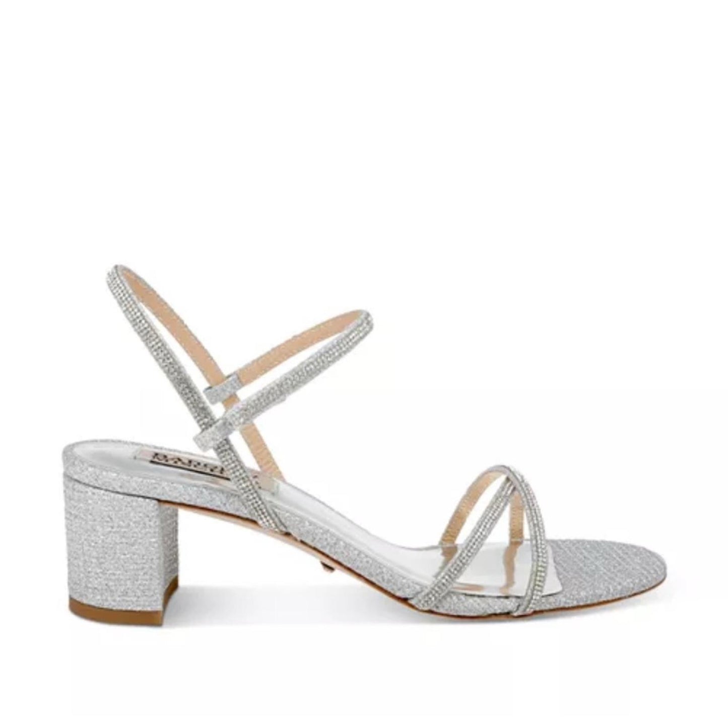 Badgley Mischka Ultima Strappy Block Heel Sandals, Size 11 New in Box w/Dust Bag