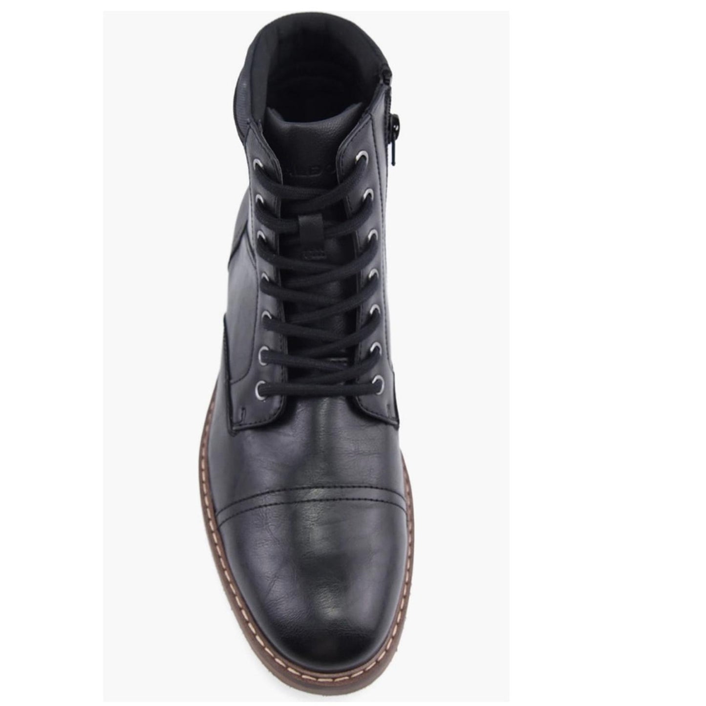 Aldo Kingston Combat Leather Boots in Black, Men’s Size 10, New w/o Box $140