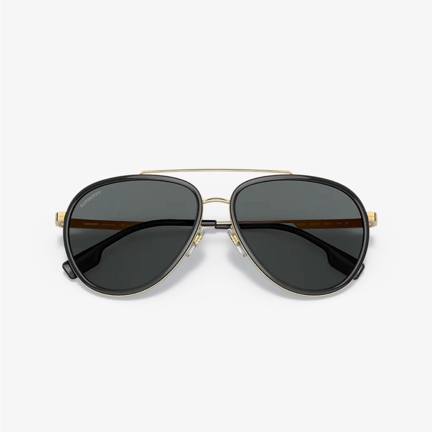 BURBERRY Oliver Aviator-Like Sunglasses, Polarized, Style BE3125 New w/Tag