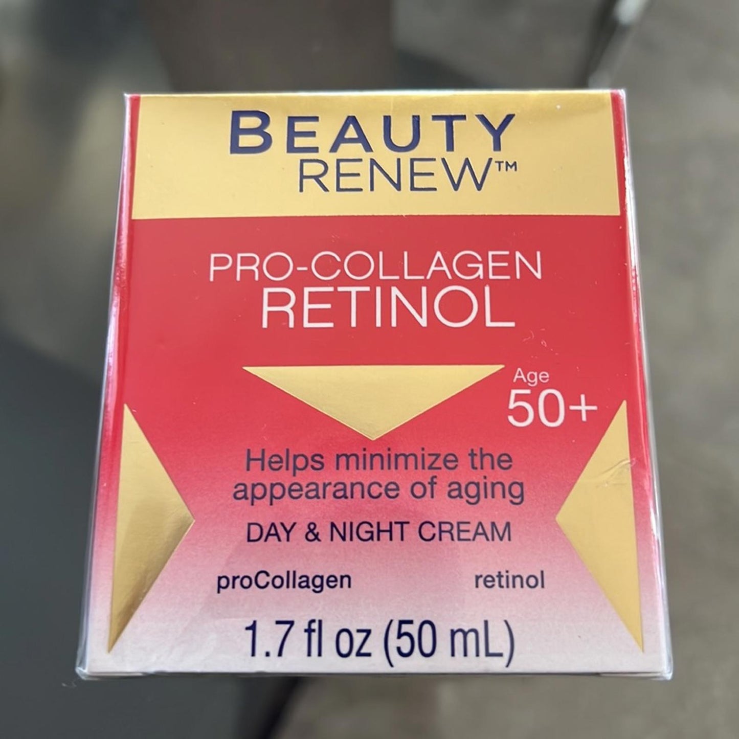 Beauty Renew Pro-Collagen Retinol Day & Night Cream Anti 1.7 fl.oz. NEW (Sealed)