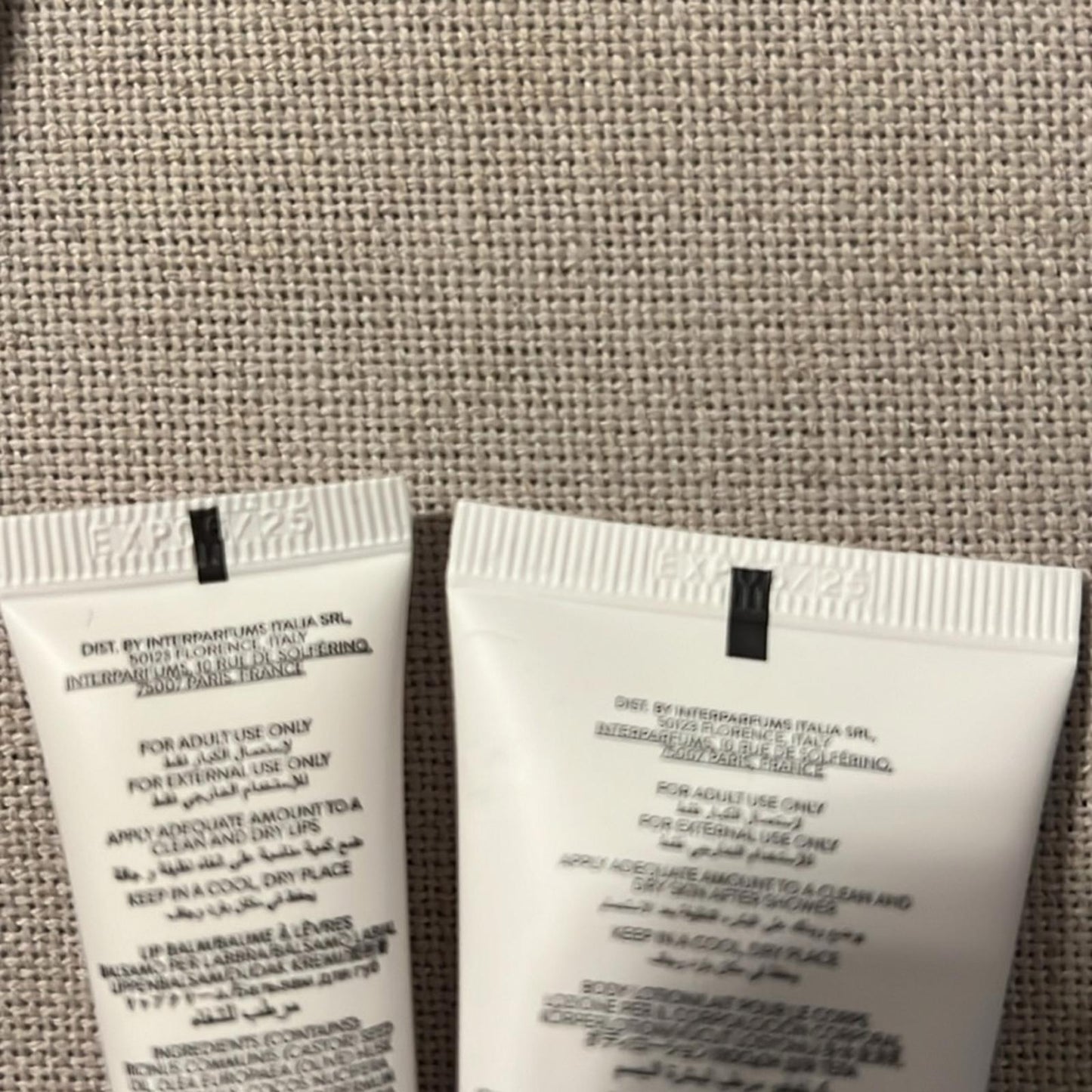 NEW Salvatore Ferragamo Cosmetic Pouch + Travel Size Lotion + Lip Balm + Extras