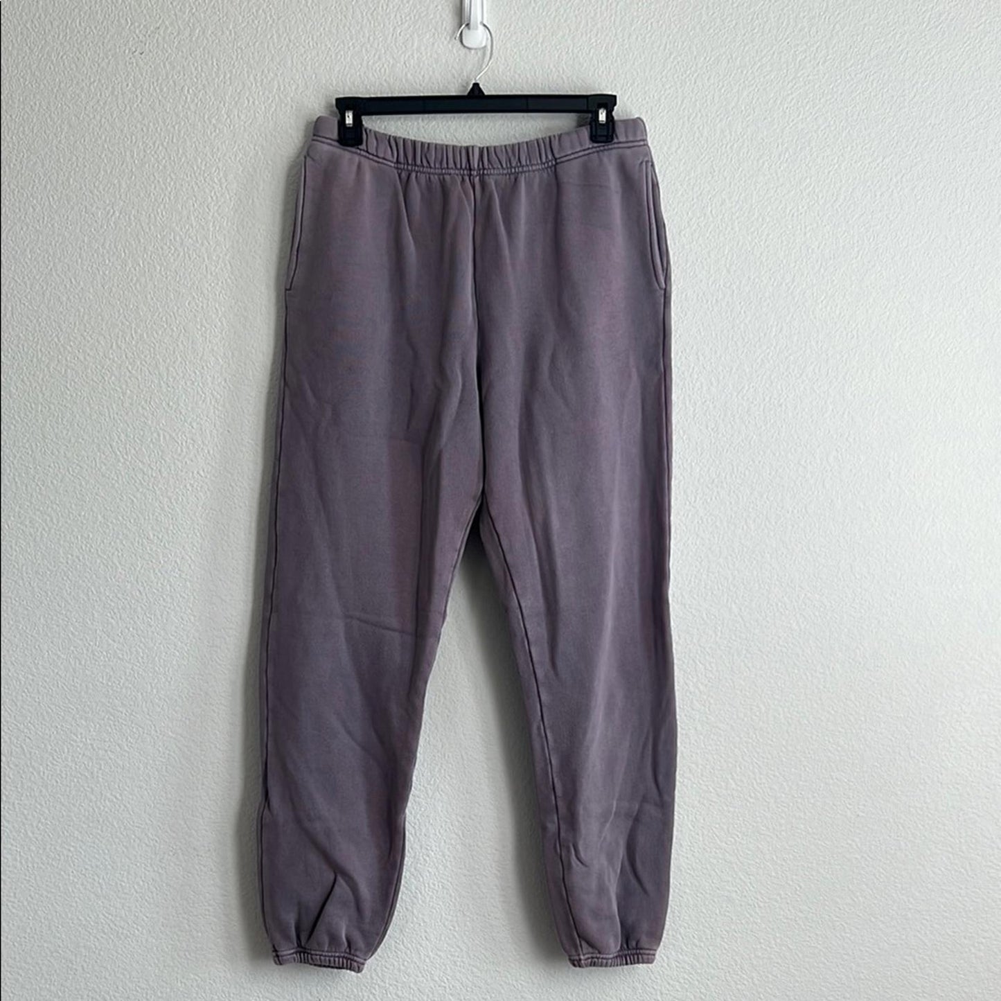Les Tien Purple Cotton Lounge Pants, Size L EXCELLENT! $154