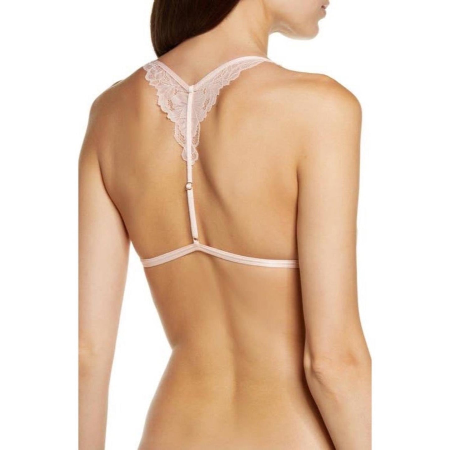 Free People Lace Bralette, Blush Pink, Size XL New w/Tag