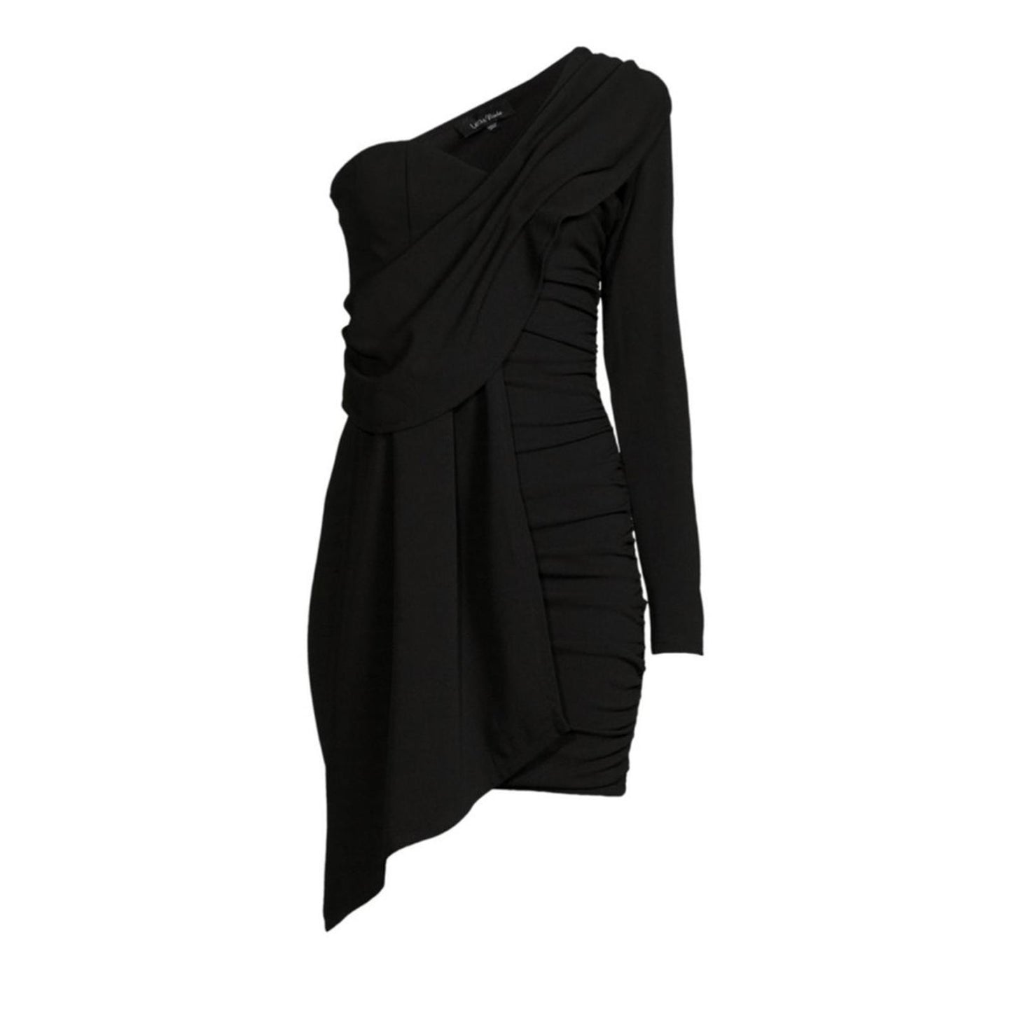 Lea & Viola Women’s Ruched One Shoulder Cocktail Dress, Size L NWT $210