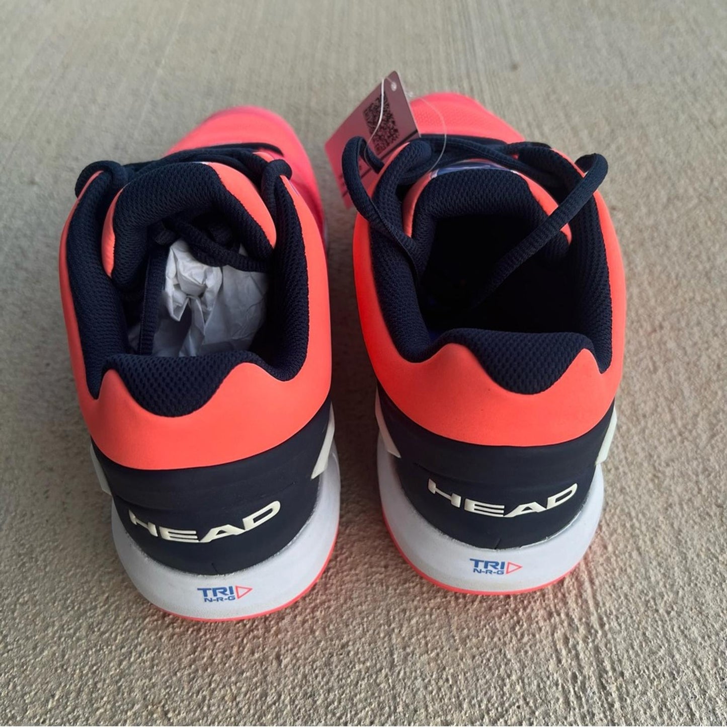 Head Revolt Pro 2.5 Tennis Shoes in Coral/Navy, Size 8 New in Box DISCONTINUED!