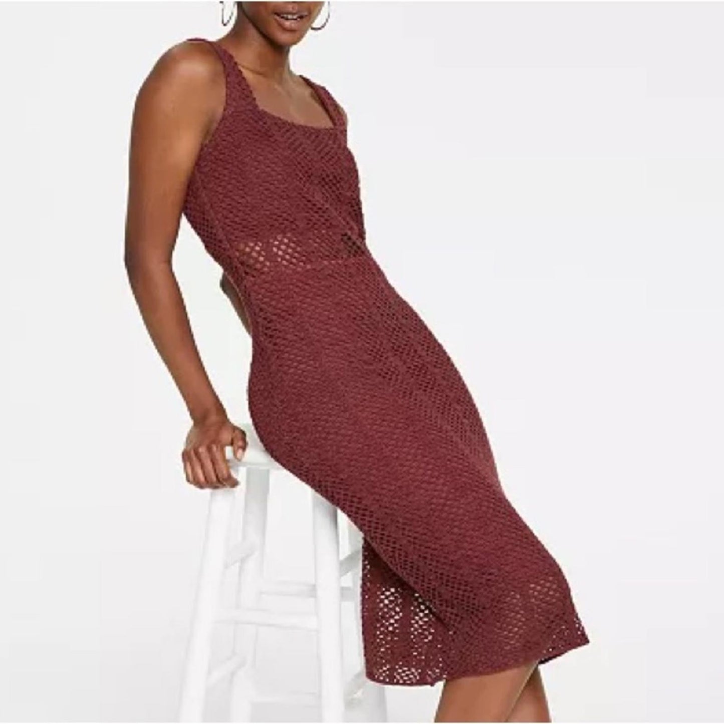 NEW Lucy Paris Women's Mia Crochet Dress, Size M New w/Tag Retail $125