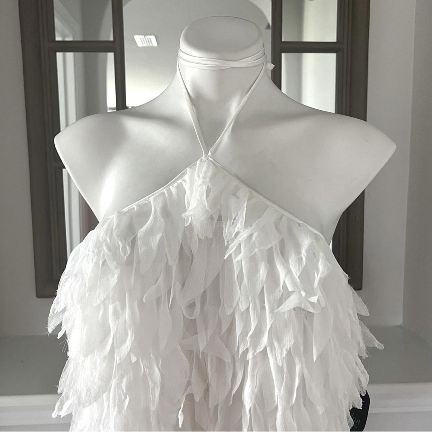 Aidan Mattox Halter Trapeze Dress, Size 14 New w/Tag Retail $295
