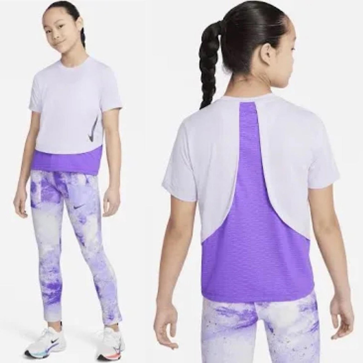 NIKE Purple Instacool Training Top, Size L New w/Tag