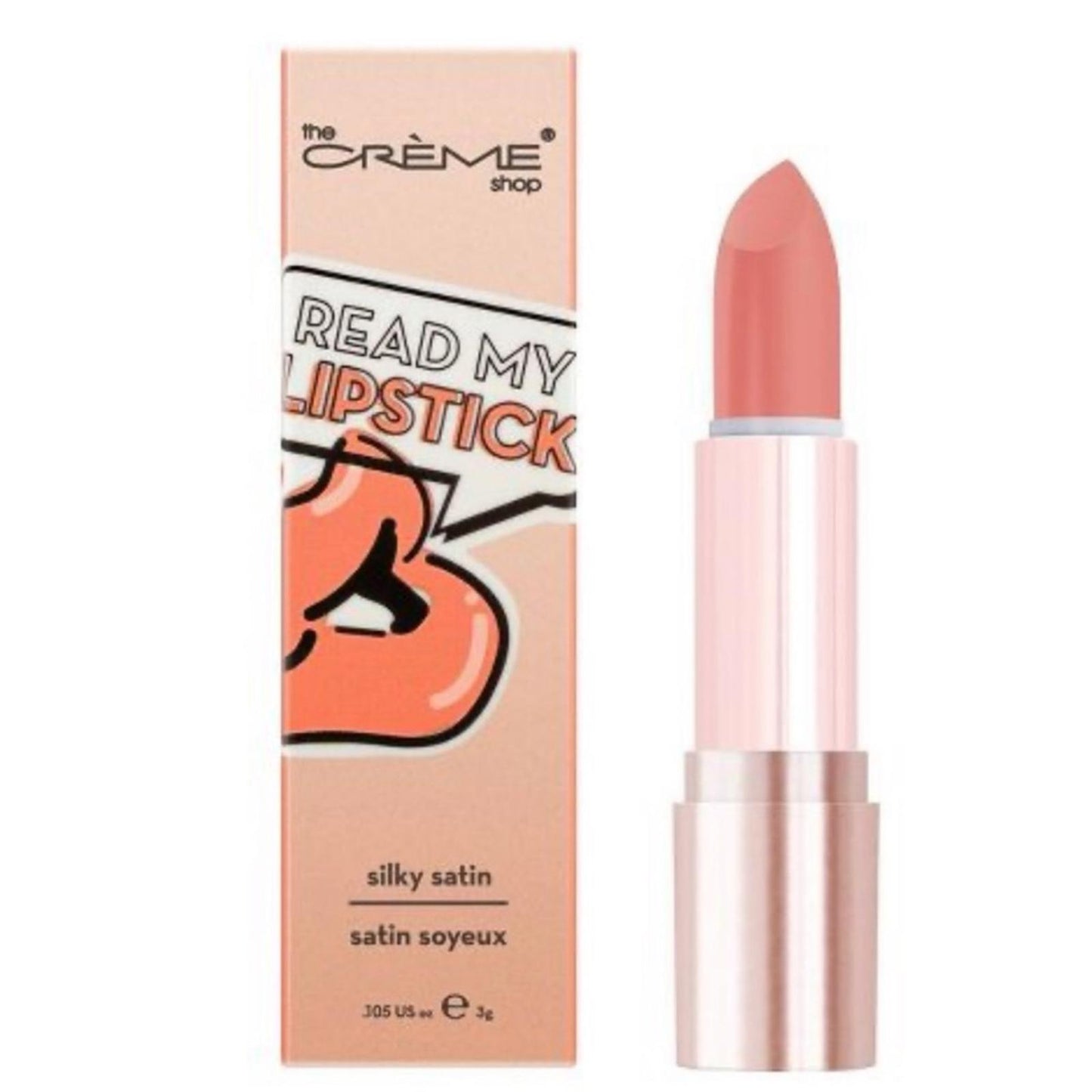 X2 The Crème Shop Read My Lipstick - Peachy Keen - 0.105oz