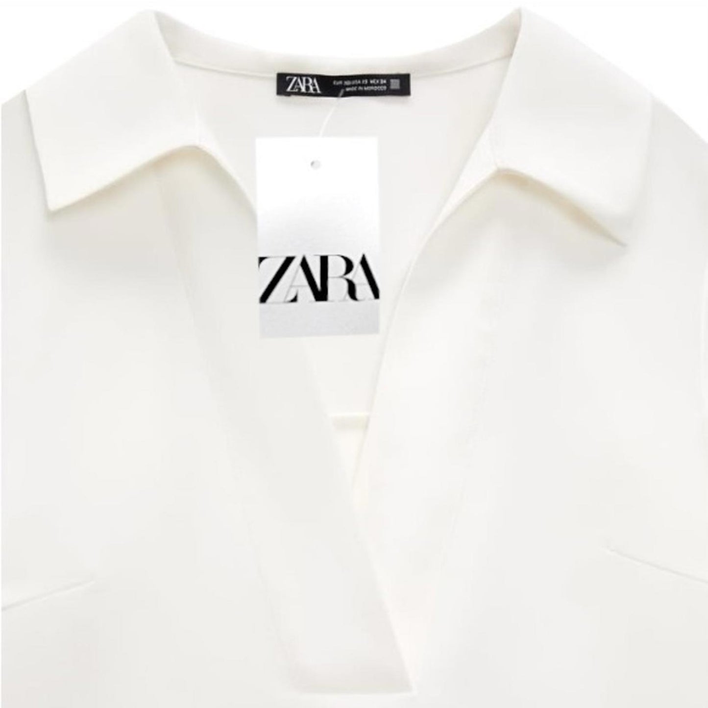 ZARA Jual Flower Print Collar Dress, Size XL New w/Tag