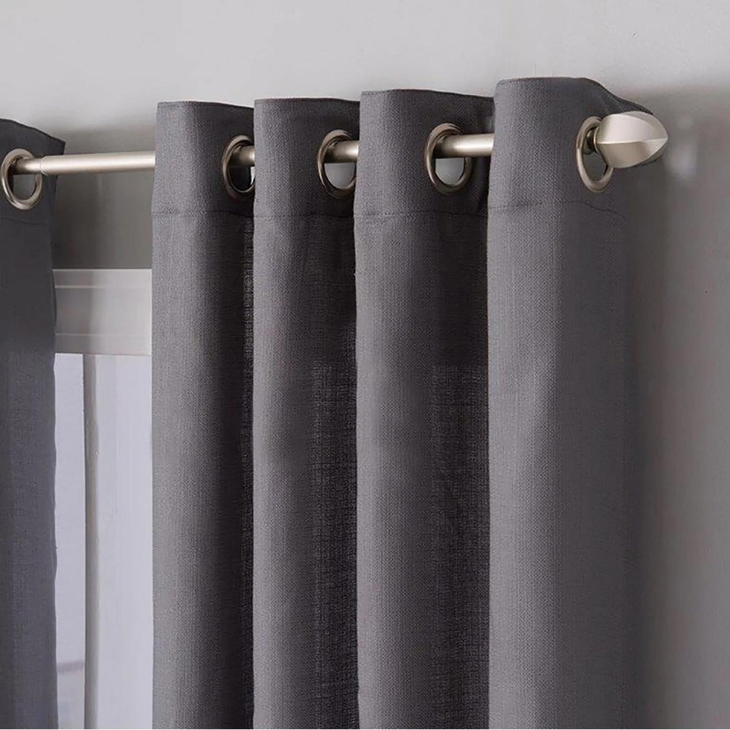 Corona Curtain 1-Panel Dalton Grommet Top Window Curtain in Ivory NEW