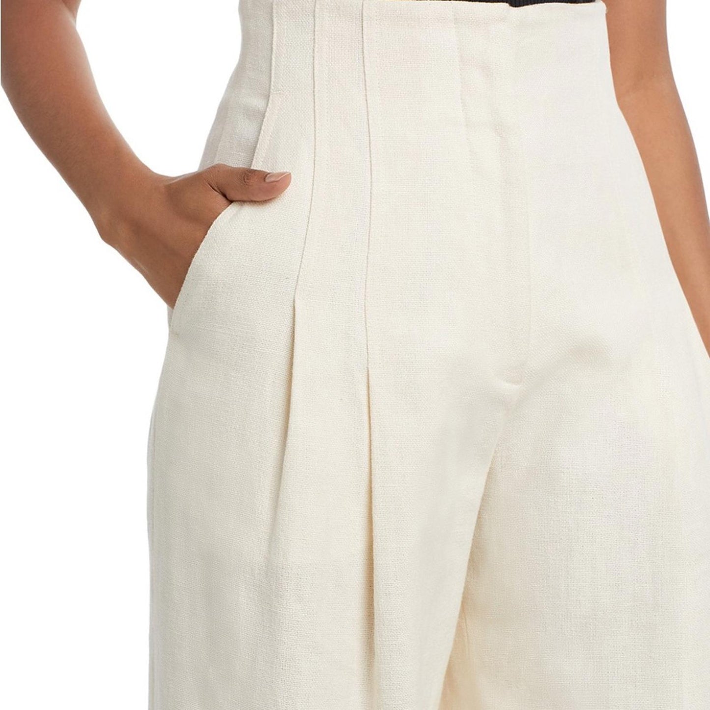 A.L.C. Bennett Pleated Wide Leg Pants in Ecru, Size 0 New w/Tag $495 (SOLD OUT)