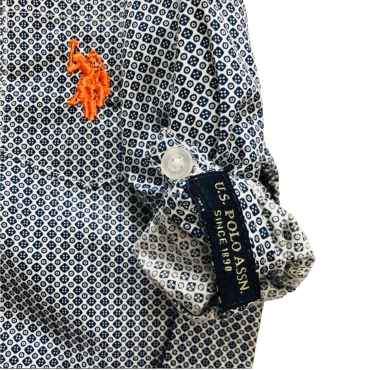 U.S. Polo Assn. 2-Piece Set Shirt & Jogger Pants Baby Size 12M New w/Tag