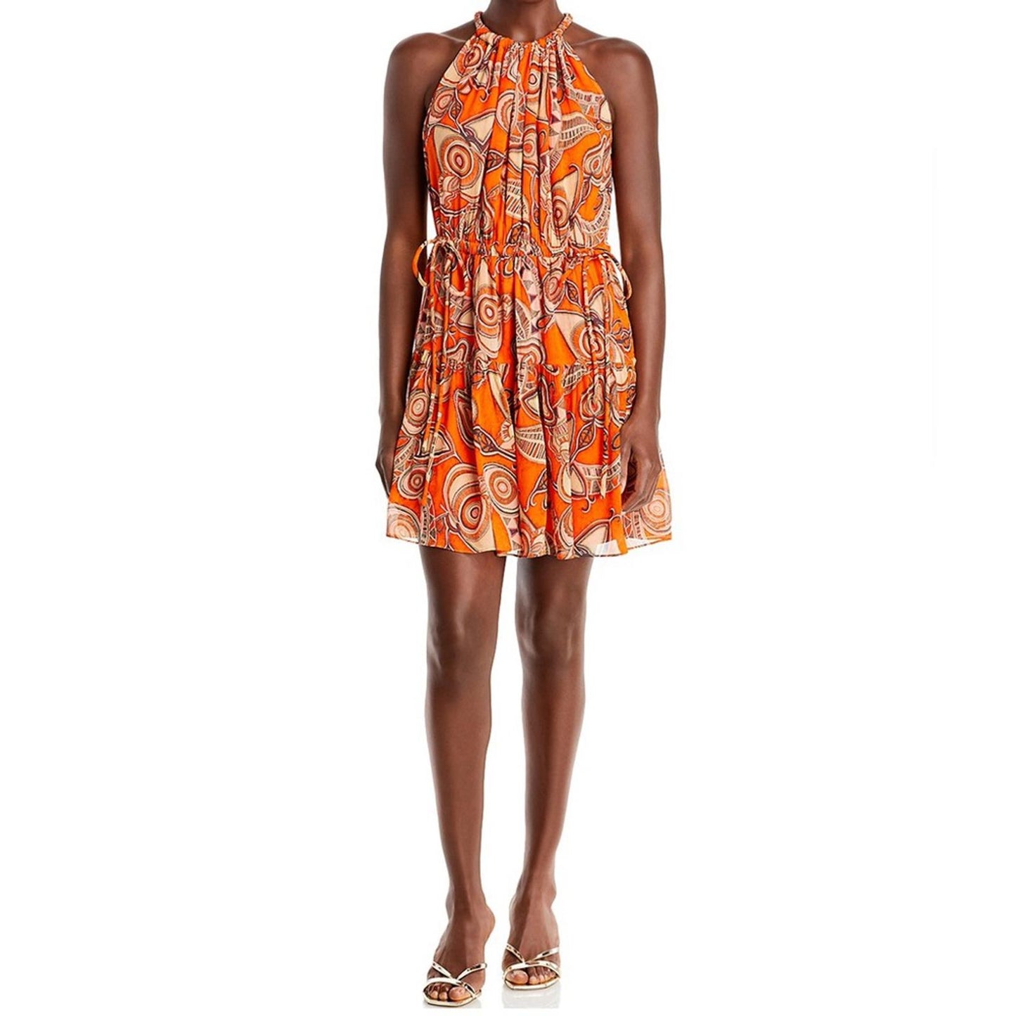 A.L.C. Bella Silk Halter Dress, Revolve Size 12 New w/Tag Retail $495