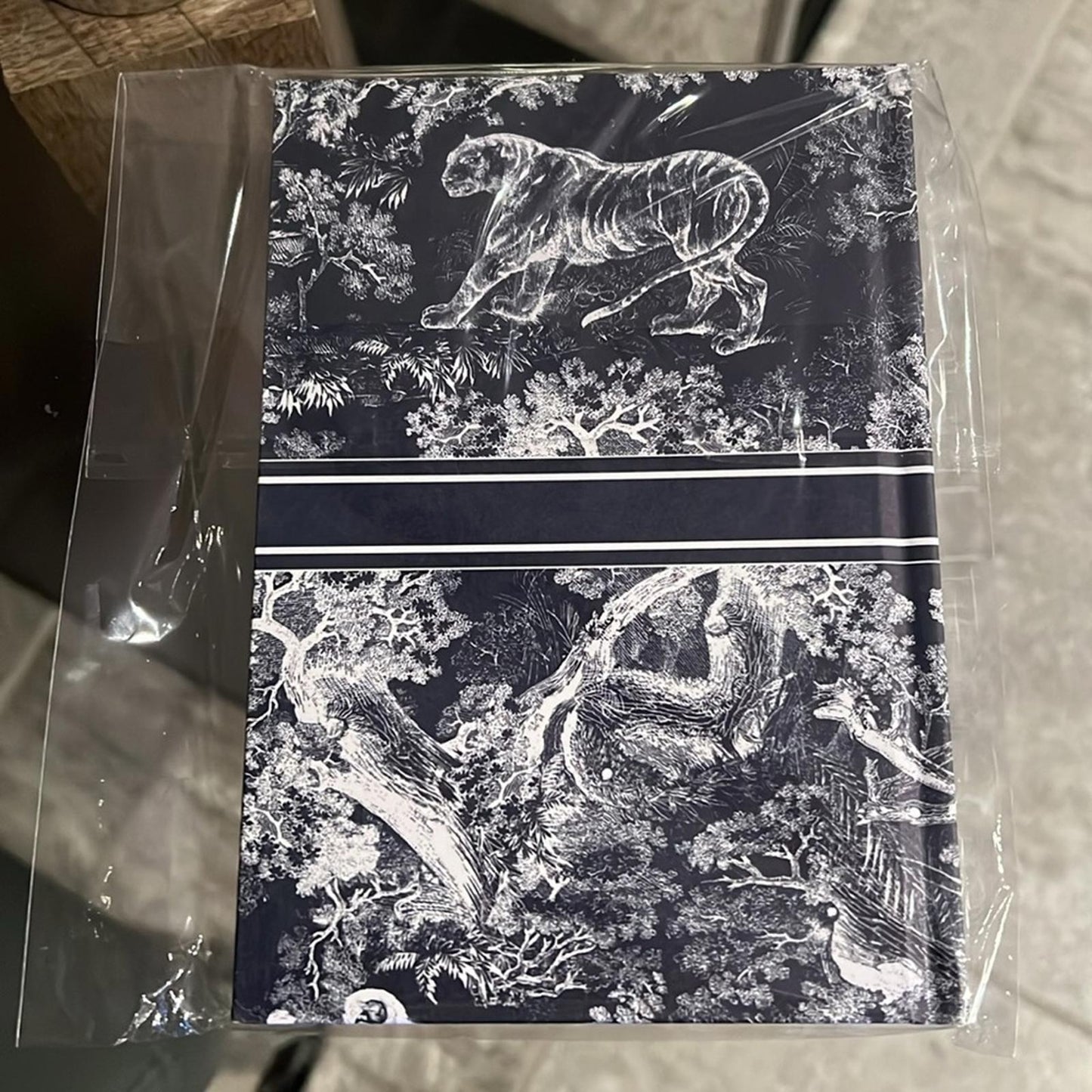 Christian Dior Riviera Notebook Toile De Jouy Scrapbook in Navy / White NEW