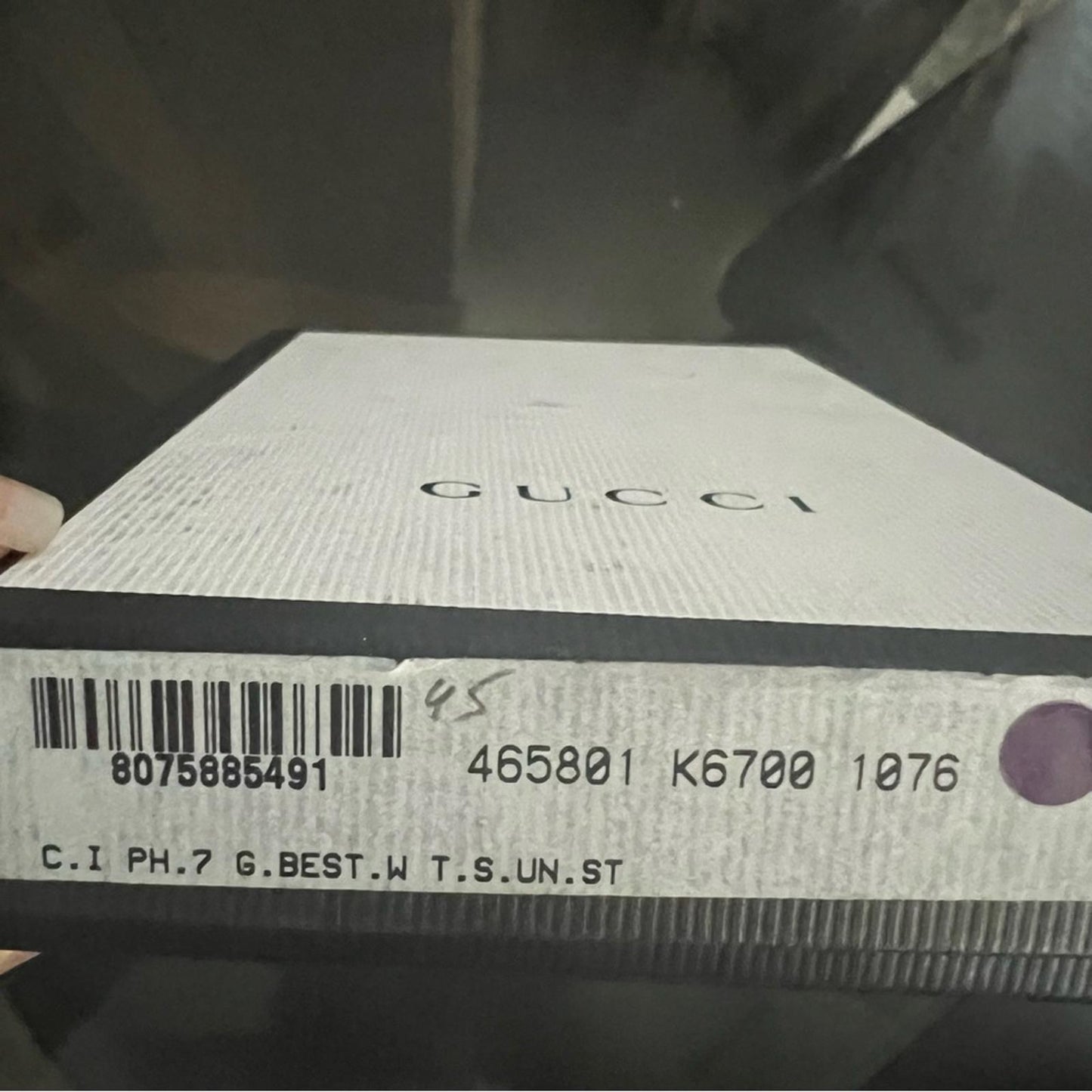 Gucci GG Supreme IPhone Case, Strawberry New in Box Retail $275