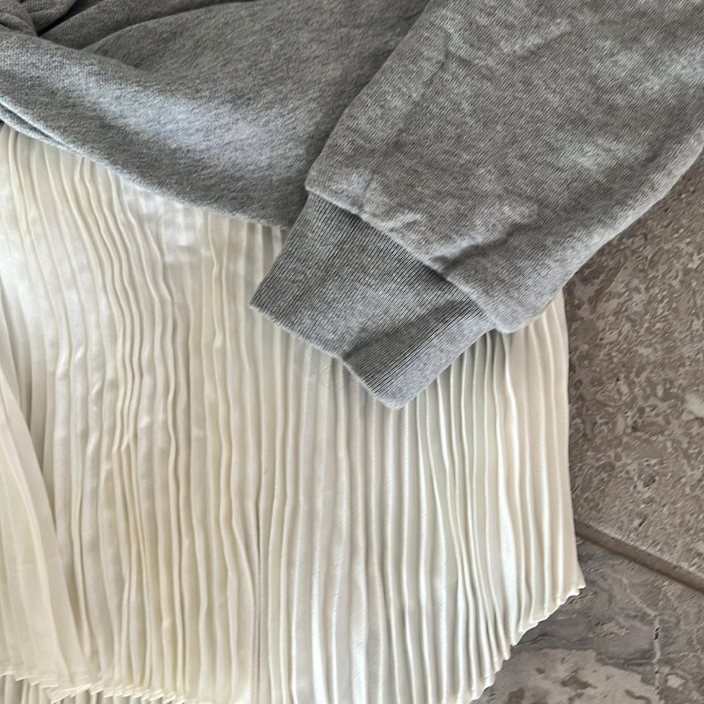 3.1 Phillip Lim Twist Detail Pleated Peplum Long-Sleeve Top, NEW, Size S